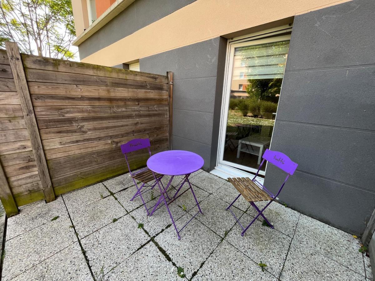Acajou, Studio Avec Terrasse Et Parking Prive カーン エクステリア 写真